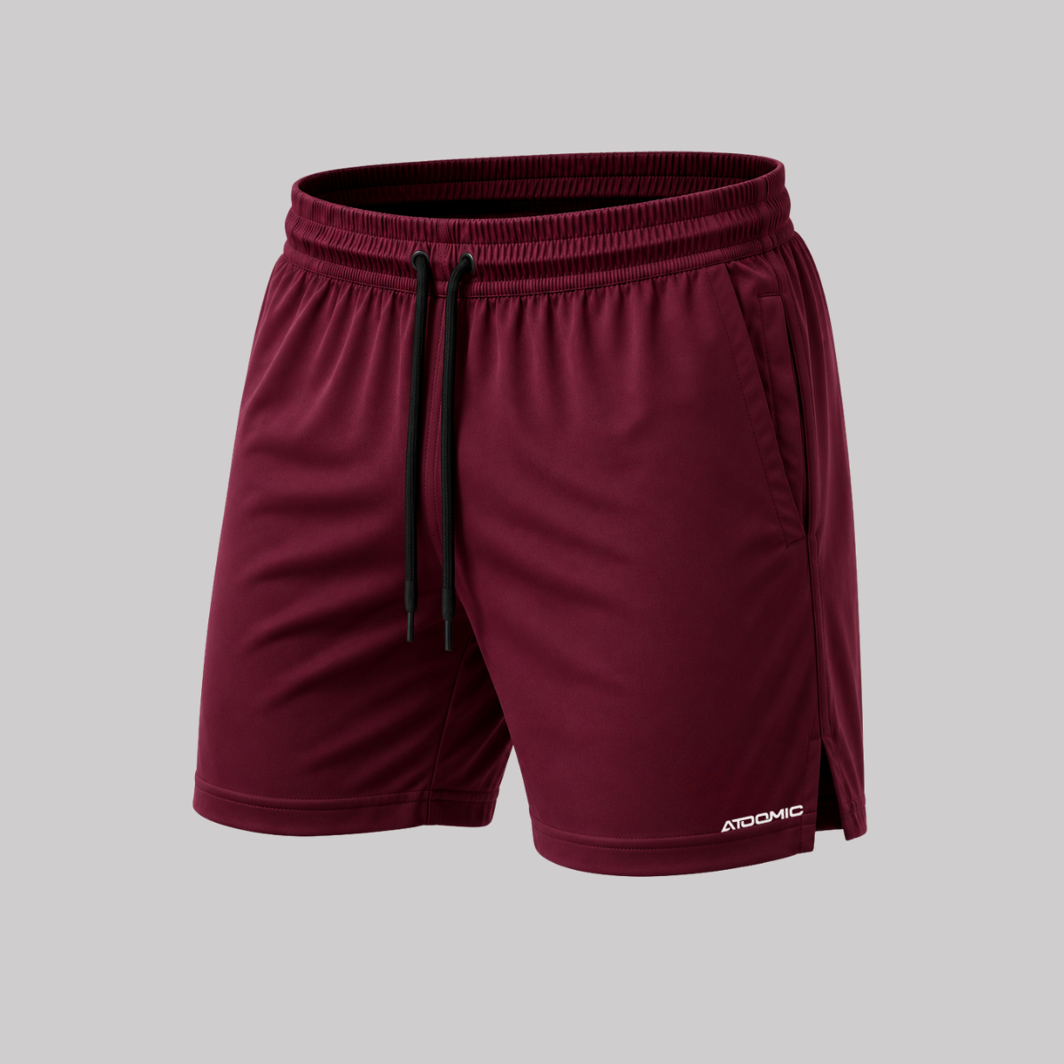 Bermuda Shorts Elastano Premium Mauricinho Treino - Vinho Bordô