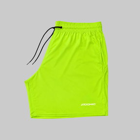 Bermuda Shorts Elastano Premium Mauricinho Treino - Verde Neon