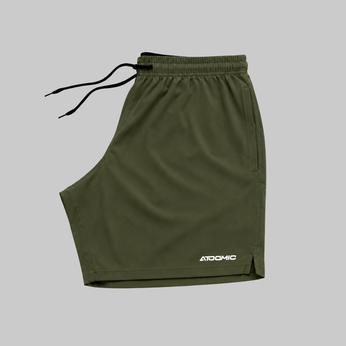 Bermuda Shorts Elastano Premium Mauricinho Treino - Verde Militar