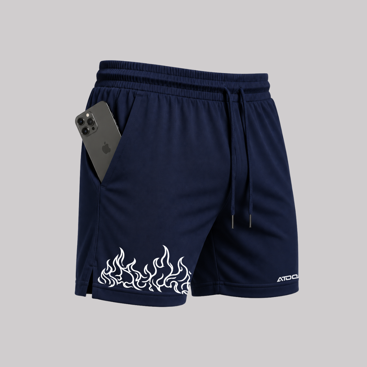 Bermuda Fogo Shorts Elastano Fire Premium Mauricinho Tecido Leve Bermuda Para Treinar Gang