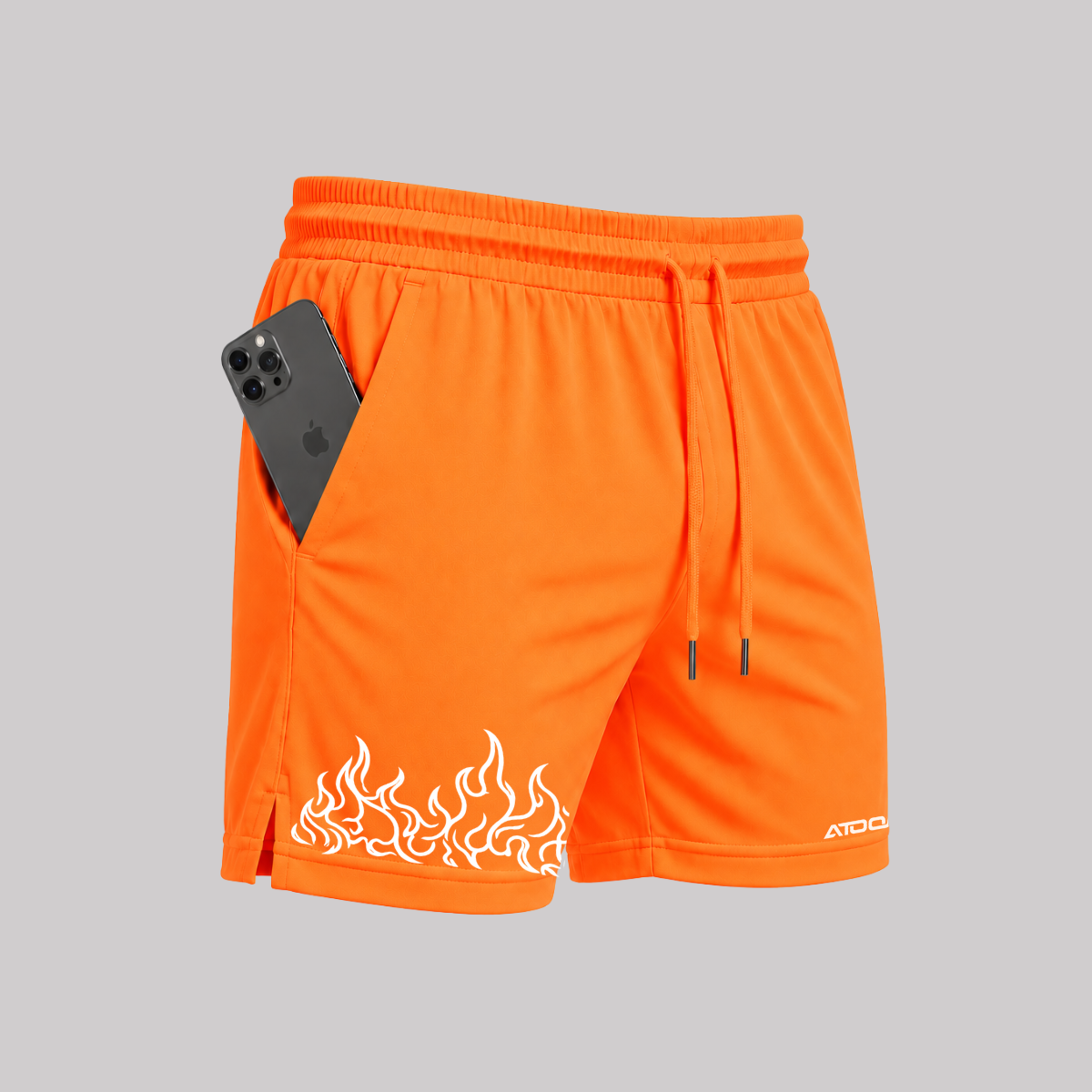 Bermuda Fogo Shorts Elastano Fire Premium Mauricinho Tecido Leve Bermuda Para Treinar Gang