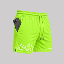 Bermuda Fogo Shorts Elastano Fire Premium Mauricinho Tecido Leve Bermuda Para Treinar Gang