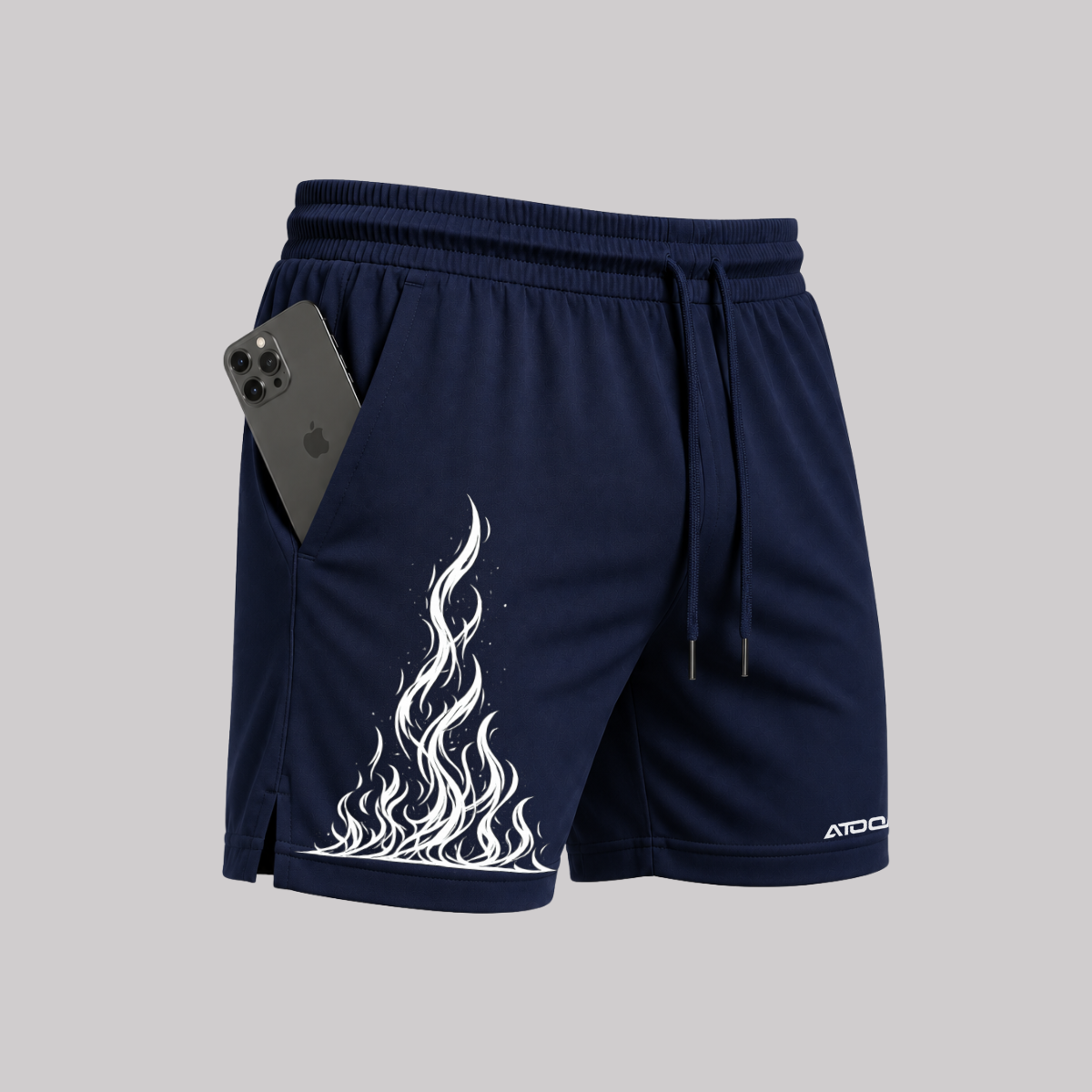 Bermuda Fogo Shorts Elastano Fire Premium Mauricinho Tecido Leve Bermuda Para Treino