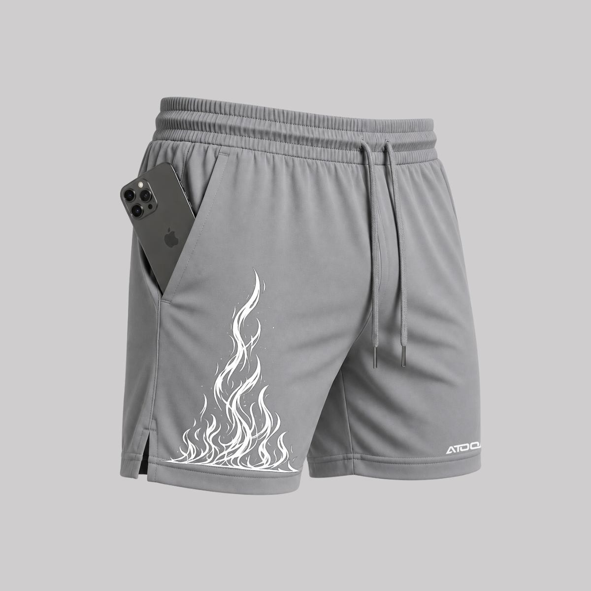 Bermuda Fogo Shorts Elastano Fire Premium Mauricinho Tecido Leve Bermuda Para Treino