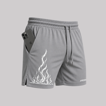 Bermuda Fogo Shorts Elastano Fire Premium Mauricinho Tecido Leve Bermuda Para Treino