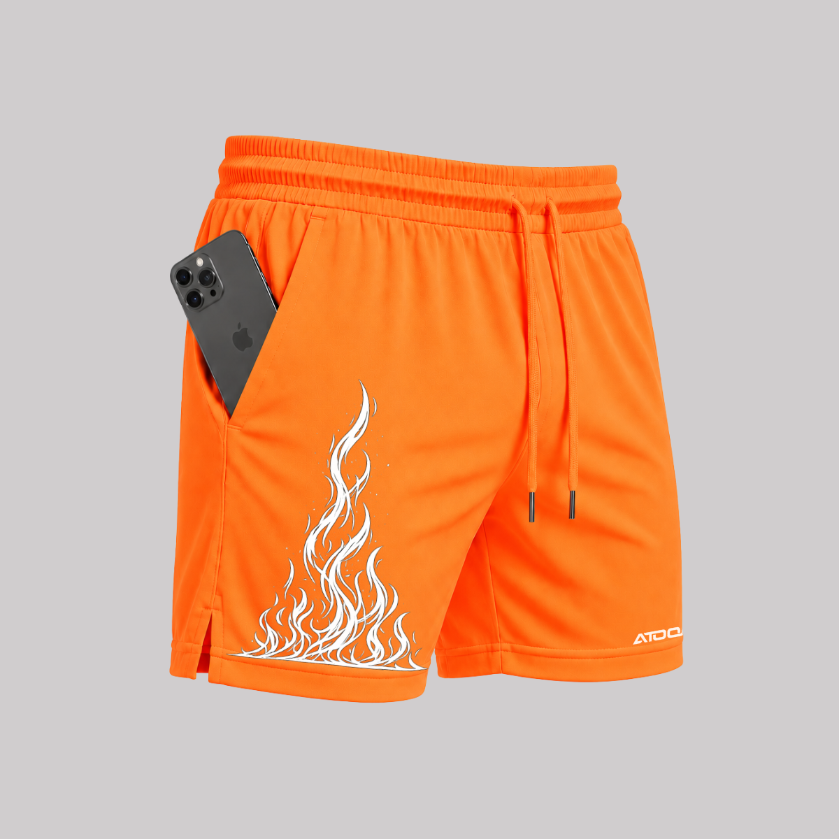 Bermuda Fogo Shorts Elastano Fire Premium Mauricinho Tecido Leve Bermuda Para Treino