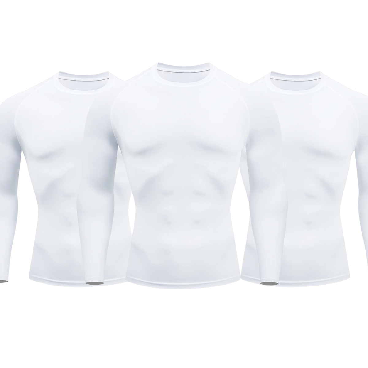 Kit 3 Camisetas Manga Longa Proteção Uv 50+ Segunda Pele Várias Cores