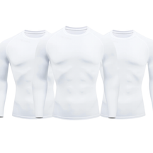 Kit 3 Camisetas Manga Longa Proteção Uv 50+ Segunda Pele Várias Cores