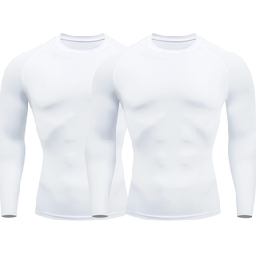 Kit 2 Camisetas Manga Longa Proteção Uv 50+ Segunda Pele