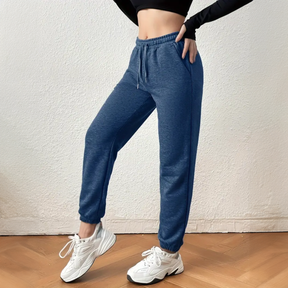 Calça De Moletom Feminina Jogger Grossa