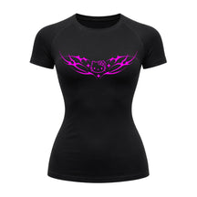 Camiseta Compressão Uv Manga Curta Cyber Tribal Angel Hello Kitty Rash Guard
