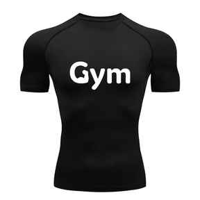 Camisa Compressão Proteção Uv 50+ Estampada Tecido Gelado Segunda Pele Manga Curta GYM Academia Treino Força Fitness Uv