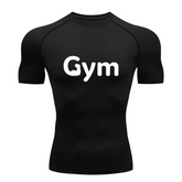 Camisa Compressão Proteção Uv 50+ Estampada Tecido Gelado Segunda Pele Manga Curta GYM Academia Treino Força Fitness Uv