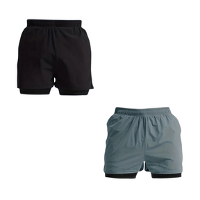 Kit 2 Bermuda 2 em 1 Com Short Interno Térmico Masculino