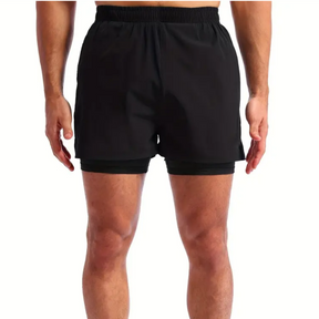 Kit 2 Bermuda 2 em 1 Com Short Interno Térmico Masculino