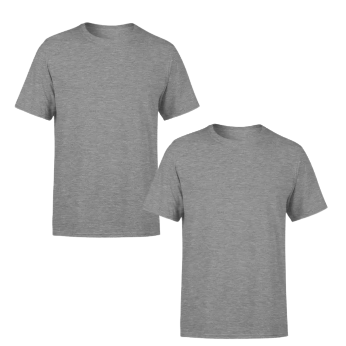 Kit 2 Camiseta Básica - Cinza