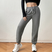 Calça De Moletom Feminina Jogger Grossa