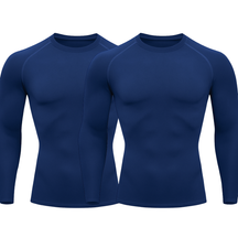 Kit 2 Camisetas Manga Longa Proteção Uv 50+ Segunda Pele