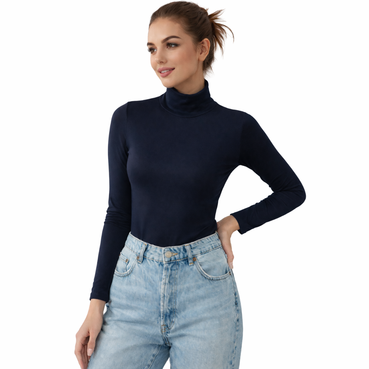 Camisa Gola Alta Feminina Proteção Solar 50+