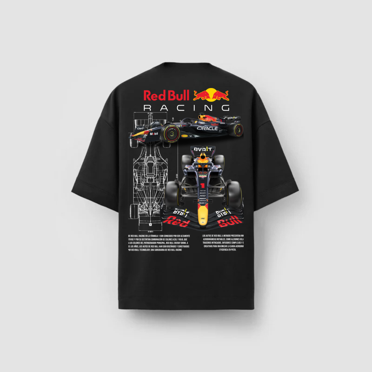 Camiseta Masculina Oversized Premium 20.1 - Formula 1 - 18