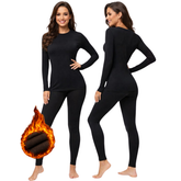 Kit Calça e Camisa Peluciada Térmica Segunda Pele Feminina