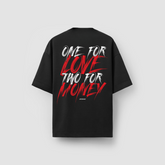 Camisa Masculina Oversized Premium 20.1 One For Love Two For Money