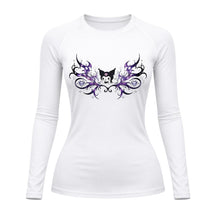 Camiseta Compressão Uv Manga Longa Cyber Tribal Kuromi Hello Kitty Rash Guard