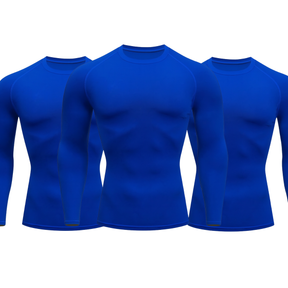 Kit 3 Camisetas Manga Longa Proteção Uv 50+ Segunda Pele Várias Cores