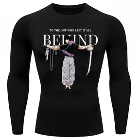 Camiseta Compressão Proteção Uv 50+ Manga Longa Jujutsu Kaisen Toji Zenin Behind Rash Guard