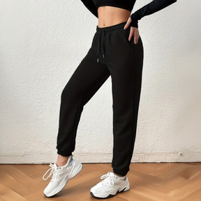 Calça De Moletom Feminina Jogger Grossa