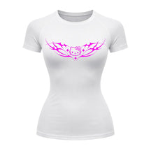 Camiseta Compressão Uv Manga Curta Cyber Tribal Angel Hello Kitty Rash Guard
