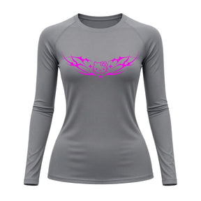 Camiseta Compressão Uv Manga Longa Cyber Tribal Angel Hello Kitty Rash Guard