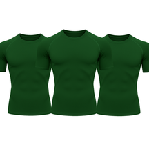 Kit 3 Camisetas Térmicas E Proteção UV Manga Curta | Tecnologia DryFit Várias Cores