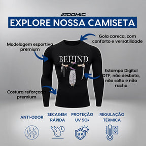 Camiseta Compressão Proteção Uv 50+ Manga Longa Jujutsu Kaisen Toji Zenin Behind Rash Guard