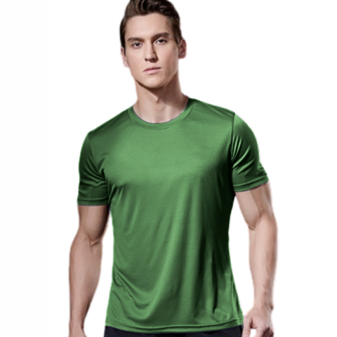 Camisa Curta Uv 50+ DryFit - Verde Militar