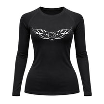 Camiseta Compressão Uv Manga Longa Cyber Tribal Angel Hello Kitty Rash Guard