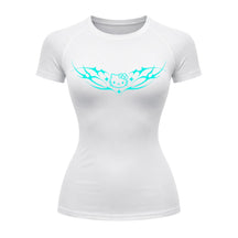 Camiseta Compressão Uv Manga Curta Cyber Tribal Angel Hello Kitty Rash Guard