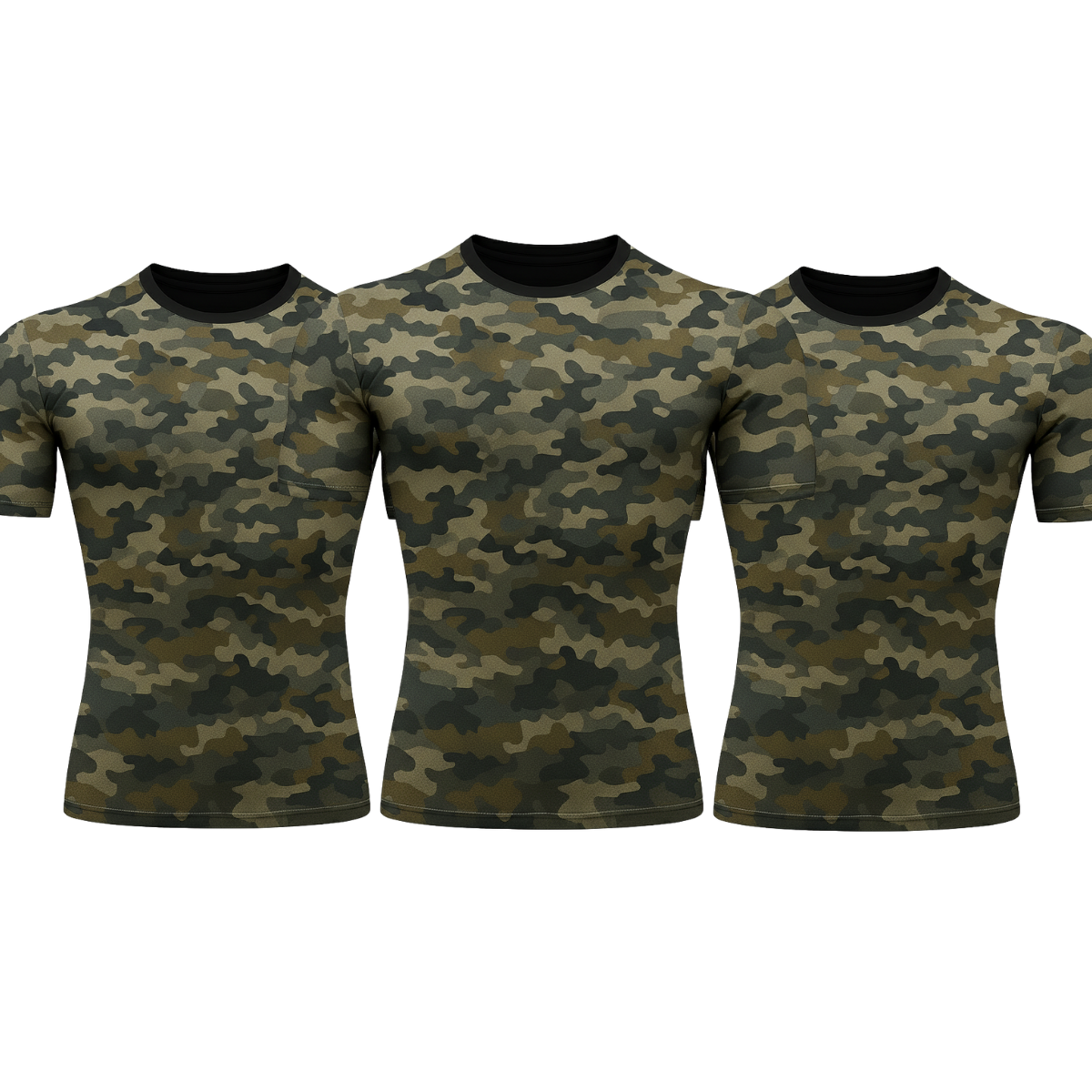Kit 3 Camisetas Térmicas E Proteção UV Manga Curta | Tecnologia DryFit Várias Cores