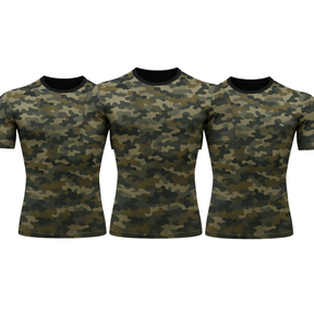 Kit 3 Camisetas Térmicas E Proteção UV Manga Curta | Tecnologia DryFit Várias Cores