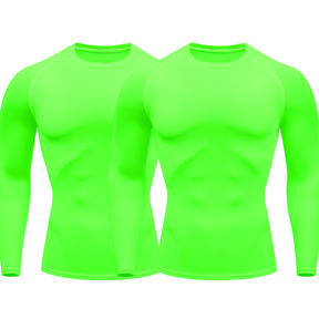 Kit 2 Camisetas Manga Longa Proteção Uv 50+ Segunda Pele