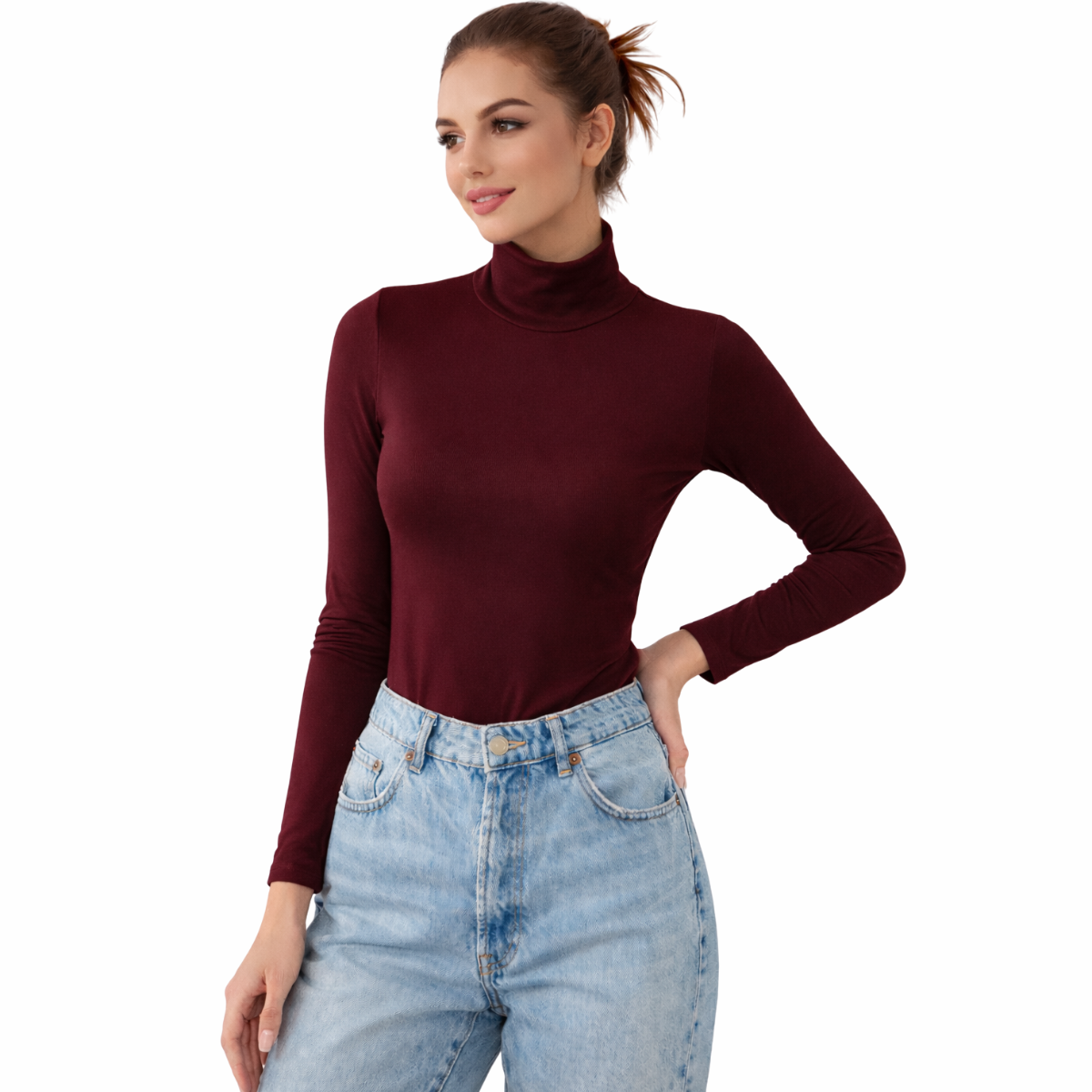 Camisa Gola Alta Feminina Proteção Solar 50+