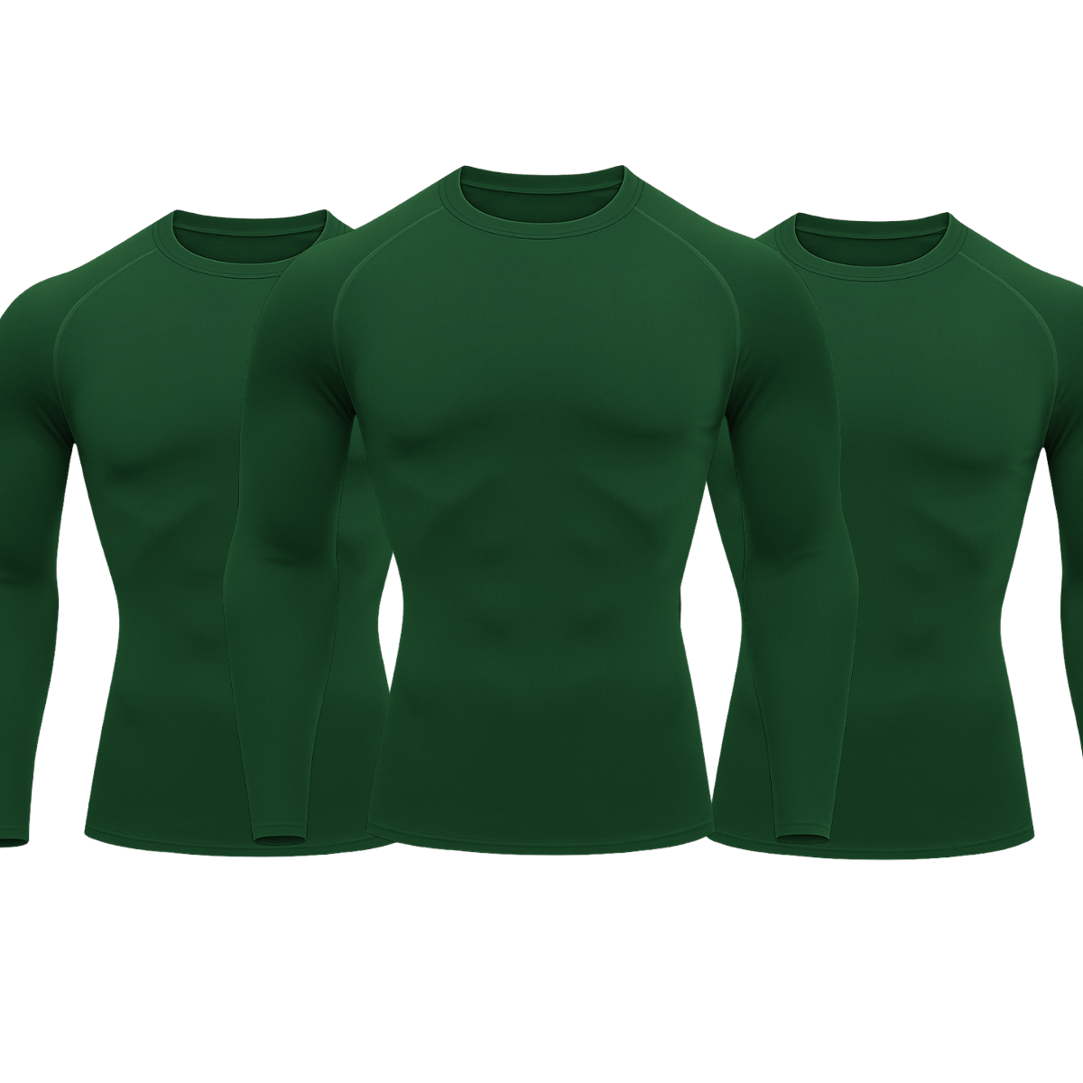 Kit 3 Camisetas Manga Longa Proteção Uv 50+ Segunda Pele Várias Cores