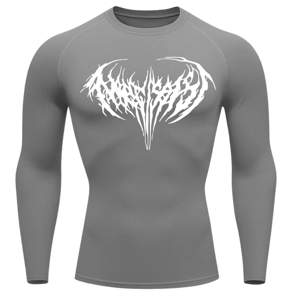 Camiseta Longa Compressão Proteção UV Cyber Tribal Narcissist Rash Guard