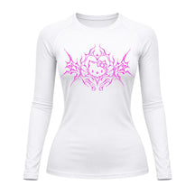 Camiseta Compressão Uv Manga Longa Cyber Tribal Black Heart Hello Kitty Rash Guard
