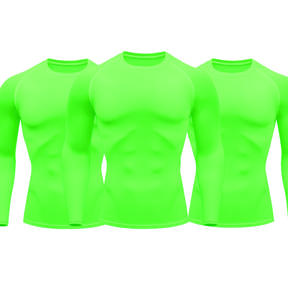 Kit 3 Camisetas Manga Longa Proteção Uv 50+ Segunda Pele Várias Cores