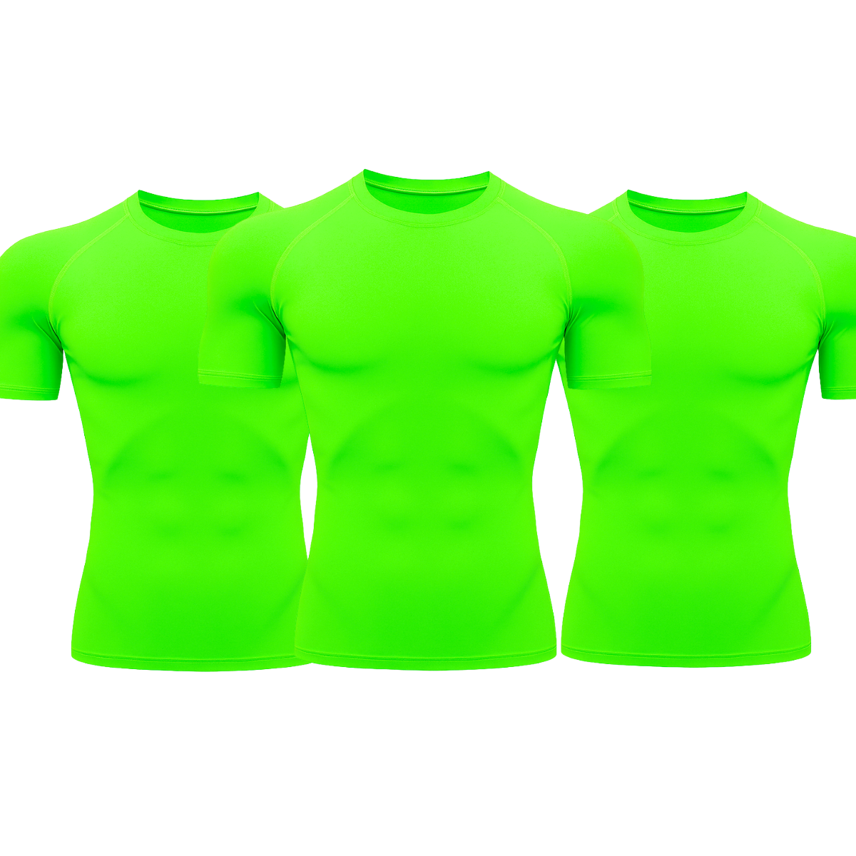 Kit 3 Camisetas Térmicas E Proteção UV Manga Curta | Tecnologia DryFit Várias Cores