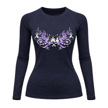 Camiseta Compressão Uv Manga Longa Cyber Tribal Kuromi Hello Kitty Rash Guard
