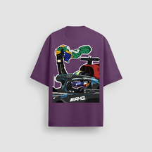 Camiseta Oversized Lewis Hamilton Brasil Premium Tecido 20.1 - Formula 1 - 14