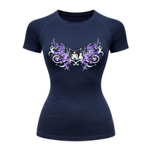 Camiseta Compressão Uv Manga Curta Cyber Tribal Kuromi Hello Kitty Rash Guard