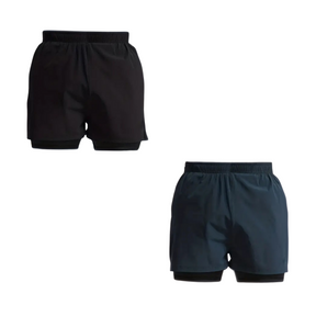 Kit 2 Bermuda 2 em 1 Com Short Interno Térmico Masculino